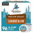 Caribou Coffee Caribou Blend, Single-Serve Keurig K-Cup Pods, Medium Roast Coffee, 24 Count (Pack of 4)