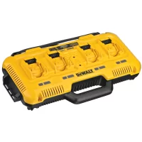 DEWALT 20V MAX Battery Chargers, 4-Port, Rapid Charge (DCB104) , Black