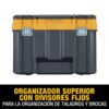 DEWALT TSTAK Tool Box, Deep, Long Handle (DWST17814) , Black