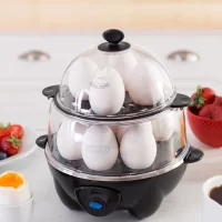 Dash Deluxe Rapid Egg Cooker, 12 Egg - Black