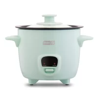 Dash Mini 2-Cup Rice Cooker with Keep Warm Function, Aqua