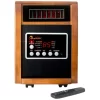 Dr Infrared Heater DR-998 1500-Watt Infrared Quartz Cabinet Indoor Electric Space Heater with Thermostat and Remote Included