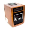 Dr Infrared Heater DR-998 1500-Watt Infrared Quartz Cabinet Indoor Electric Space Heater with Thermostat and Remote Included