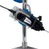 Dremel Drill Press Rotary Tool Workstation Stand with Wrench- 220-01- Mini Portable Drill Press- Tool Holder- 2 Inch Drill Depth- Ideal for Drilling Perpendicular and Angled Holes- Table Top Drill , Silver