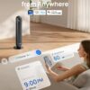Dreo Nomad One S Alexa Fan, Quiet Tower Fan with Remote, 90° Oscillating Fan with Voice Control, 4 Modes, 4 Speeds