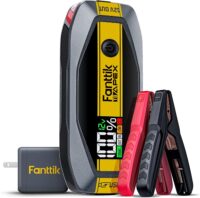 Fanttik 2000 Amp Jump Starter, 12V Car Battery Booster, 65W Two