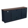 FESTIVO 70 in. Navy TV Stand for TVs Upto 78 in.