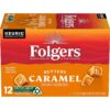 Folgers Buttery Caramel Flavored Coffee, 72 Keurig K-Cups Pods