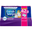 Fresh Step Multi-Cat Extra Strength Scented Clumping Cat Litter with the Power of Febreze, 42 lbs.