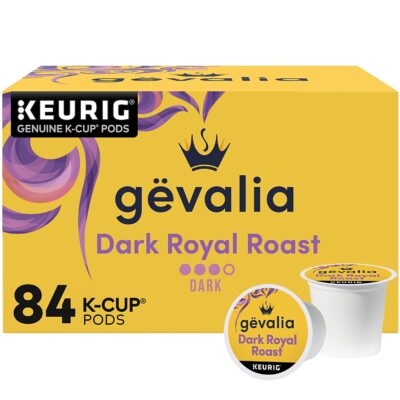 Gevalia Dark Royal Roast K-Cup Coffee Pods (84 ct Box)