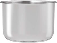 Goldlion Stainless Steel Inner Pot Compatible with Ninja Foodi 8 Quart Accessories Replacement Insert Liner
