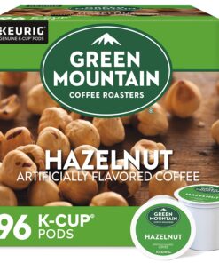 Green Mountain Coffee Roasters Hazelnut, Single-Serve Keurig K-Cup Pods, Flavored Light Roast Coffee, 96 Count