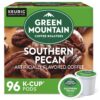 Green Mountain Coffee Roasters Southern Pecan, Single-Serve Keurig K-Cup Pods, Flavored Light Roast, 96 Count (Pack of 4)