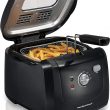 Hamilton Beach 35021 Electric Deep Fryer, Cool Touch Sides Easy to Clean Nonstick Basket, 8 Cups / 2 Liters Oil Capacity, Black