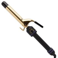 Hot Tools Pro Signature 24K Gold Curling Iron/Wand | Long-Lasting, Defined Curls, (1 in)