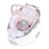 Ingenuity Soothing Baby Bouncer with Vibrating Infant Seat, Music, Removable -Toy Bar & 2 Plush Toys - Flora the Unicorn (Pink), 0-6 Months