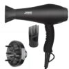 JINRI Hair Dryer 1875W, Negative Ionic Fast Dry Low Noise Blow Dryer, Professional Salon Hair Dryers with Diffuser, Concentrator, Styling Pik, 2 Speed and 3 Heat Settings