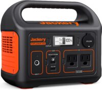 Jackery Portable Power Station Explorer 300, 293Wh Backup Lithium Battery, 110V/300W Pure Sine Wave AC Outlet, Solar Generator