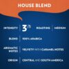 Lavazza House Blend Perfetto Ground Coffee 6 Bags of 20oz, Medium Roast, Full-bodied, Intensity 3/5, 100% Arabica, Ideal for Drip Brewers, (Pack of 6)