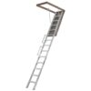 Louisville Ladder AL228P Everest 10 ft. - 12 ft., 22.5 in. x 63 in. Aluminum Attic Ladder with 350 lb. Load Capacity