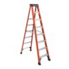 Louisville Ladder FS1408HD 8 ft. Fiberglass Step Ladder with 375 lbs. Load Capacity Type IAA Duty Rating