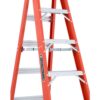 Louisville Ladder FS1408HD 8 ft. Fiberglass Step Ladder with 375 lbs. Load Capacity Type IAA Duty Rating