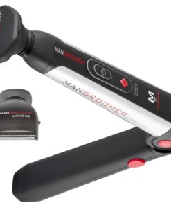 MANGROOMER - ULTIMATE PRO Back Shaver with 2 Shock Absorber Flex Heads, Power Hinge, Extreme Reach Handle and Power Burst