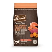 Merrick Grain Free Real Salmon & Sweet Potato Recipe Dry Dog Food, 10 lbs.