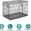 Midwest iCrate Double Door Folding Dog Crate, 36" L X 23" W X 25" H