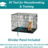 Midwest iCrate Double Door Folding Dog Crate, 36" L X 23" W X 25" H