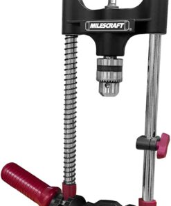 Milescraft 1318 DrillMate Portable Drill Guide - Multi-Angle Drill Guide Attachment - Compatible with most 3/8 in. Drill Accessories - Self-Centering Drill Guide Base - Multi-Angle Readouts
