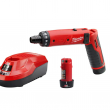 Milwaukee 2101-22 M4 4-Volt Lithium-Ion Cordless 1/4 in. Hex Screwdriver 2-Battery Kit