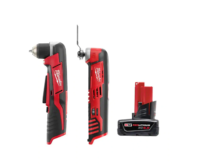 Milwaukee 2415-20-2426-20-48-11-2460 M12 12V Lithium-Ion Cordless 3/8 in. Right Angle Drill with M12 Oscillating Multi-Tool and 6.0 Ah XC Battery Pack