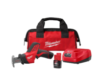 Milwaukee 2420-21 M12 12V Lithium-Ion HACKZALL Cordless Reciprocating Saw Kit with One 1.5Ah Batteries, Charger and Tool Bag