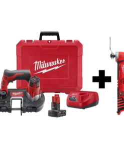 Milwaukee 2429-21XC-2426-20 M12 12-Volt Lithium-Ion Cordless Sub-Compact Band Saw Kit W/ M12 Multi-Tool