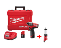 Milwaukee 2453-22-2362-20 M12 FUEL 12V Cordless Lithium-Ion Brushless 1/4 in. Hex Impact Driver Kit with M12 LED Lantern