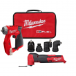 Milwaukee 2505-20-2526-20 M12 FUEL 12-Volt Lithium-Ion Brushless Cordless 4-in-1 Installation 3/8 in. Drill Driver and Multi-Tool Set (Tool-Only)
