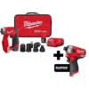 Milwaukee 2505-22-2551-20 M12 FUEL 12V Lithium-Ion Brushless Cordless 4-in-1 Installation 3/8in. Drill Driver & SURGE Impact Driver Combo Kit
