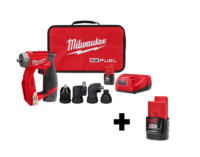 Milwaukee 2505-22-48-11-2420 M12 FUEL 12-Volt Lithium-Ion Brushless Cordless 4-in-1 Installation 3/8 in. Drill Driver Kit W/ Bonus 2.0Ah Battery
