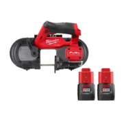 Milwaukee 2529-20-48-11-2411 M12 FUEL 12V Lithium-Ion Cordless Compact Band Saw With 1.5 Ah Battery Pack (2-Pack)