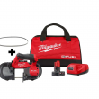 Milwaukee 2529-21XC-48-39-0631 M12 FUEL 12V Lithium-Ion Cordless Compact Band Saw XC Kit with (4) Band Saw Blades