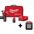 Milwaukee 2551-22-2364-20 M12 FUEL SURGE 12V Lithium-Ion Brushless Cordless 1/4 in. Hex Impact Driver Compact Kit with M12 Flood Light