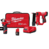 Milwaukee 2551-22-2540-20 M12 FUEL 12V Lithium-Ion Brushless Cordless SURGE 1/4 in. Hex Impact Driver and M12 23-Gauge Pin Nailer Combo Kit