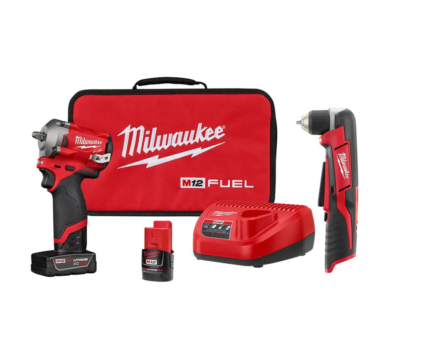 M12 FUEL 12V Lithium-Ion Brushless Cordless 3/8-inch Right Angle Impact  Wrench (Tool Only)