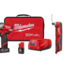 Milwaukee 2554-22-2426-20 M12 FUEL 12V Lithium-Ion Brushless Cordless Stubby 3/8 in. Impact Wrench Kit with M12 Oscillating Multi-Tool