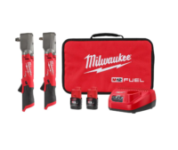 Milwaukee 2564-22-2565-20 M12 FUEL 12V Lithium-Ion Brushless Cordless 3/8 in. and 1/2 in. Right Angle Impact Wrench Kit (2-Tool)