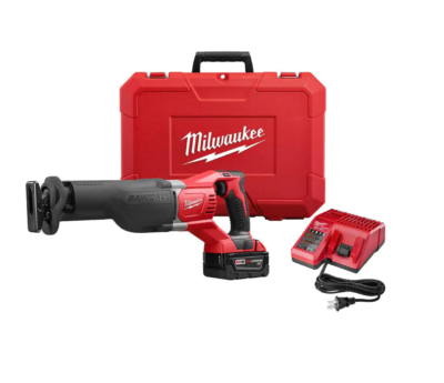 Milwaukee 2621-21 M18 18V Lithium-Ion Cordless SAWZALL Reciprocating Saw W/(1) 3.0Ah Batteries, Charger, Hard Case