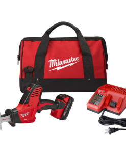 Milwaukee 2625-21 M18 18V Lithium-Ion Cordless HACKZALL Reciprocating Saw Kit with (1) 3.0Ah Battery, Charger and Tool Bag