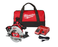Milwaukee 2631-21 M18 18-Volt Lithium-Ion Brushless Cordless 7-1/4 in. Circular Saw Kit with 1 Battery 5.0Ah, Charger and Bag