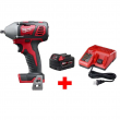 Milwaukee 2658-20-48-59-1850 M18 18V Lithium-Ion Cordless 3/8 in. Impact Wrench W/ Friction Ring W/ M18 Starter Kit (1) 5.0Ah Battery & Charger